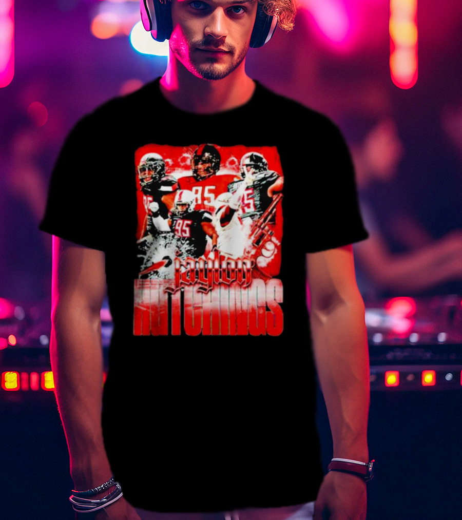 Jaylon Hutchings 95 Red Football Legends T-Shirt