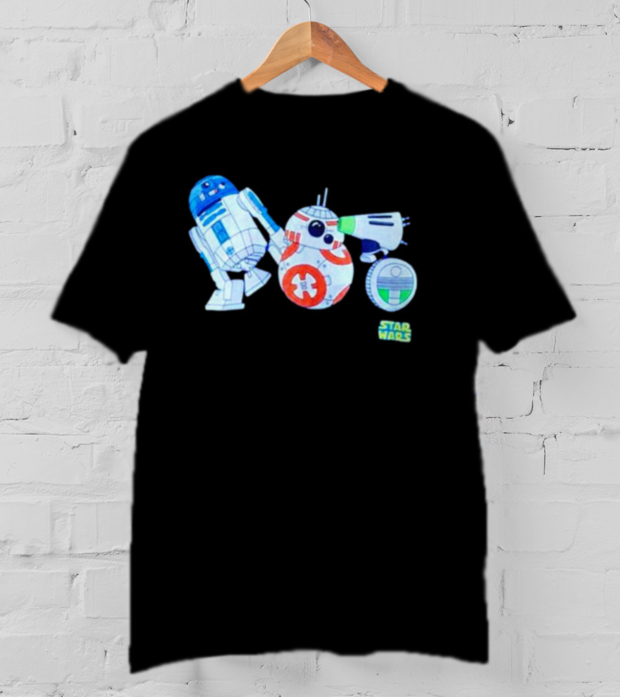 R2-D2 BB-8 D-O Star Wars Droid Collection T-Shirt