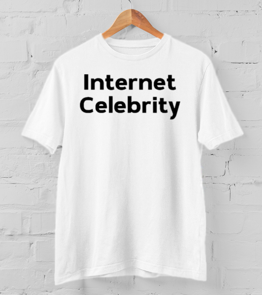 Miave Wearing Internet Celebrity T-Shirt