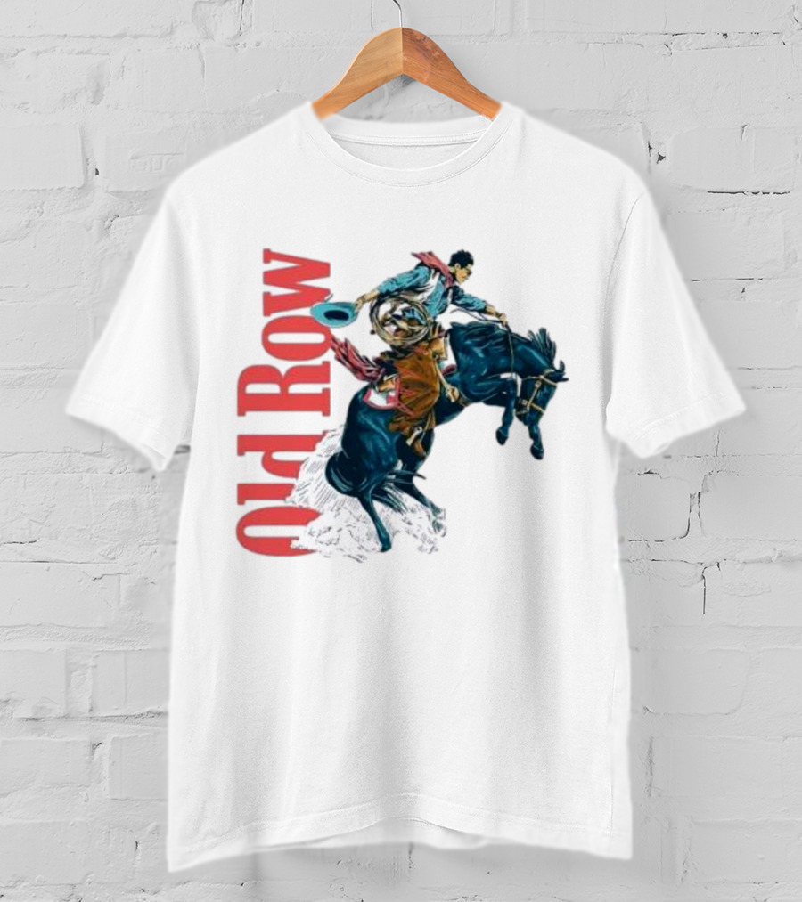 Old Row Cowboy Rodeo Rider Galloping 3.0 T-Shirt