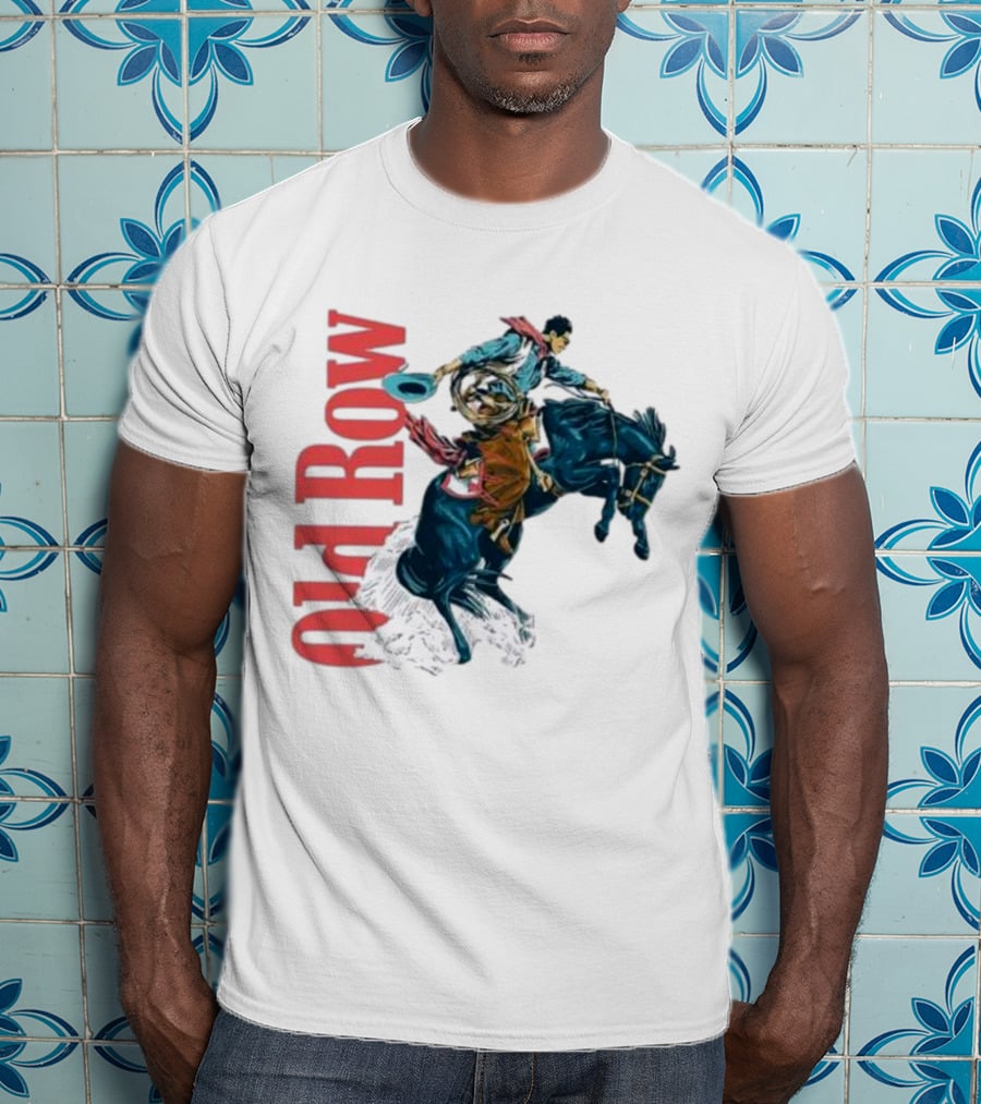 Old Row Cowboy Rodeo Rider Galloping 3.0 T-Shirt