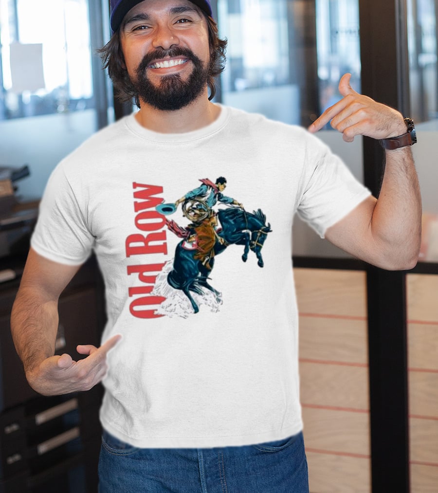 Old Row Cowboy Rodeo Rider Galloping 3.0 T-Shirt