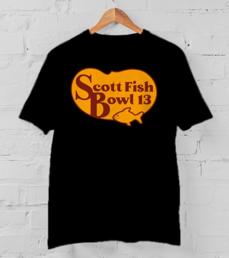 Scott Fish Bowl 13 Logo With Fish T-Shirt