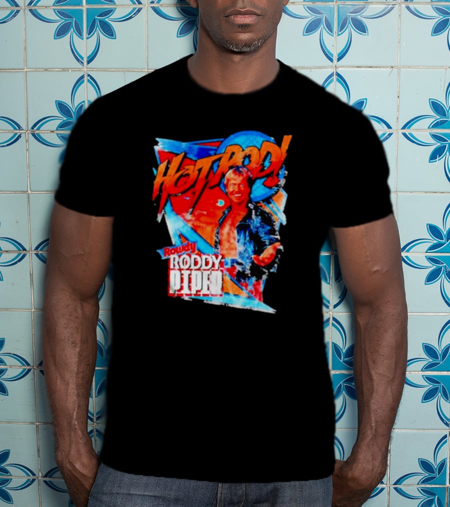 Rowdy Roddy Piper Hot Rod Iconic Wrestling T-Shirt