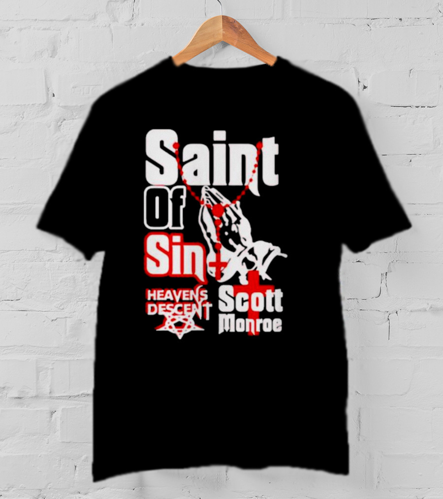 Saint Of Sin Heavens Descent Scott Monroe T-Shirt