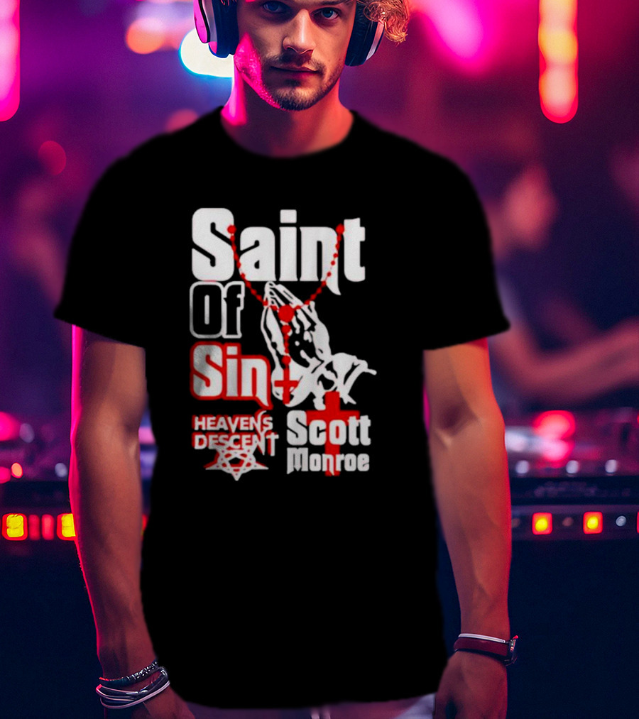 Saint Of Sin Heavens Descent Scott Monroe T-Shirt