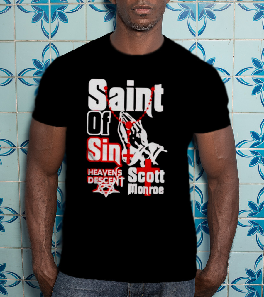 Saint Of Sin Heavens Descent Scott Monroe T-Shirt