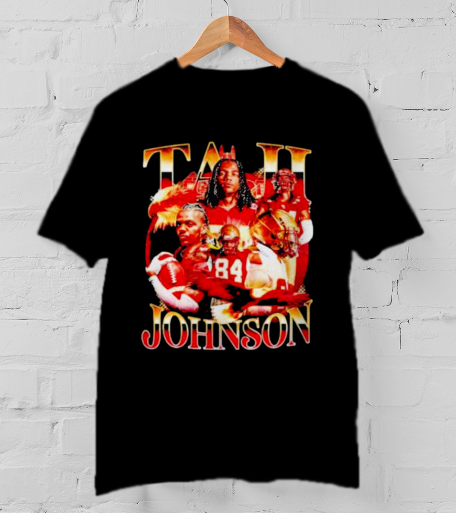 TAJI Johnson Football Highlights 84 T-Shirt