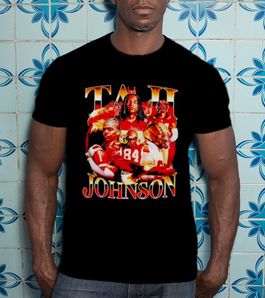 TAJI Johnson Football Highlights 84 T-Shirt