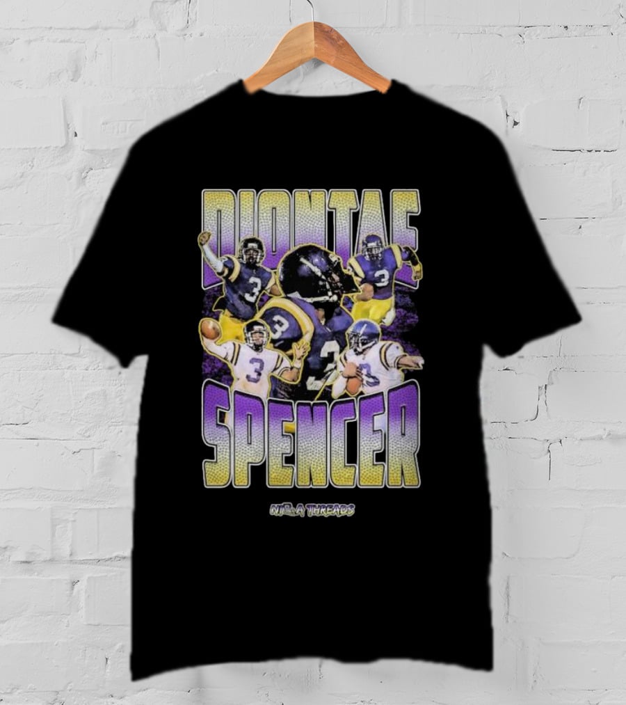 Diontae Spencer Vintage High School HUDL Wizards Football Legends T-Shirt