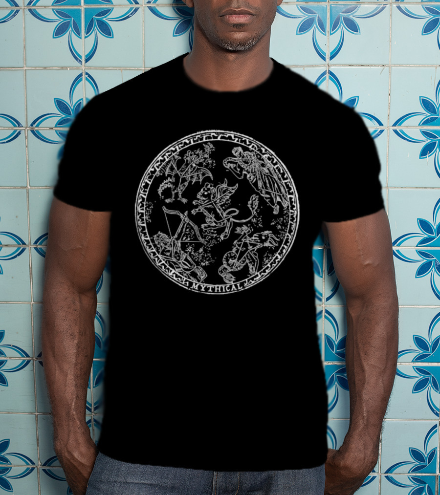 Mythical Creatures Constellations Glow-In-The-Dark T-Shirt