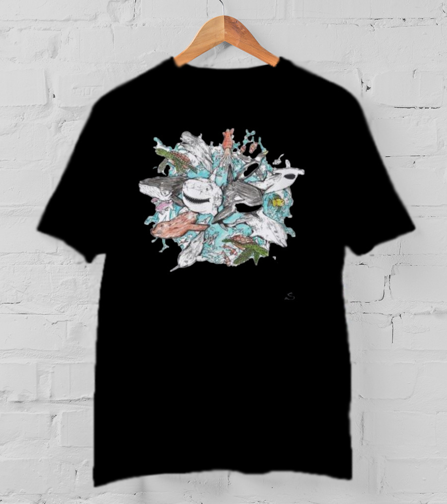 Save The Seas Ocean Creatures Conservation T-Shirt