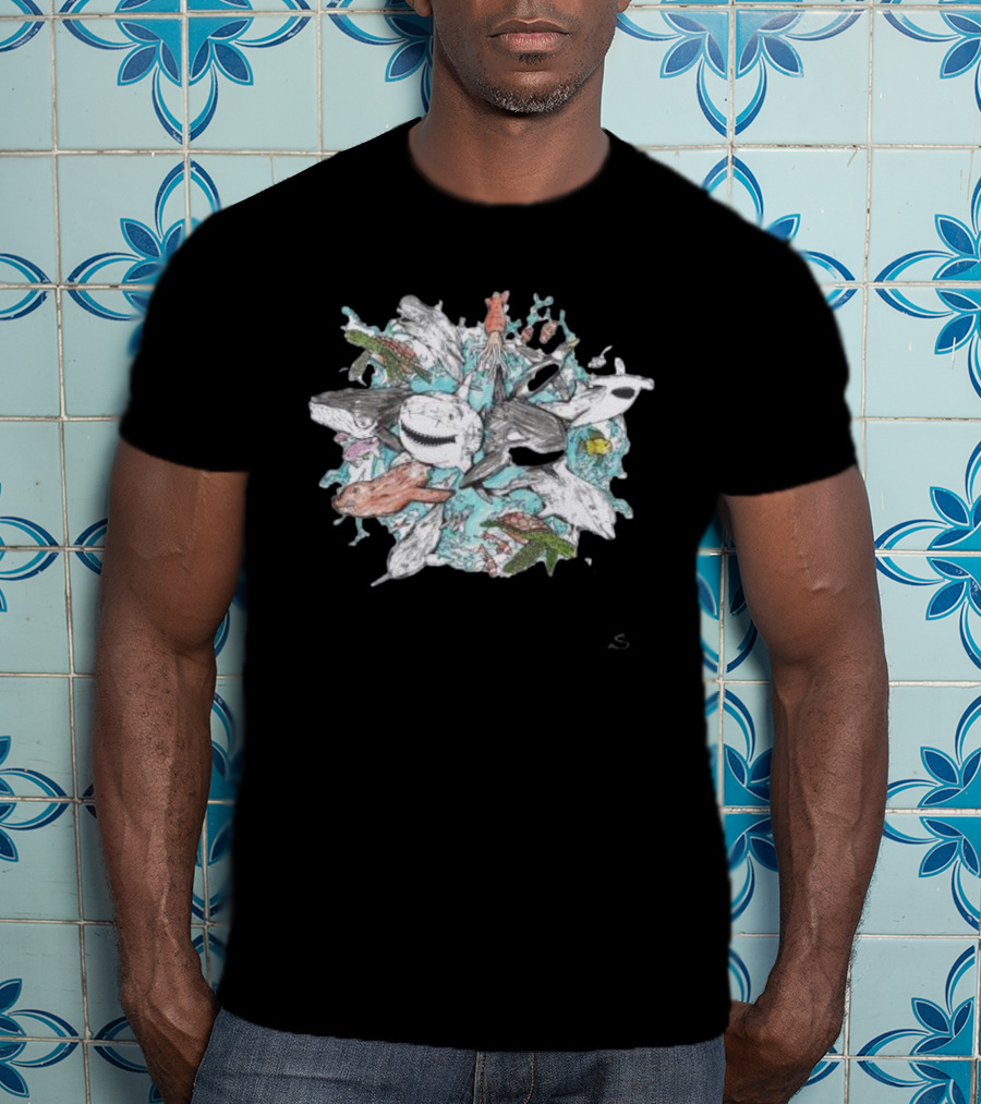 Save The Seas Ocean Creatures Conservation T-Shirt