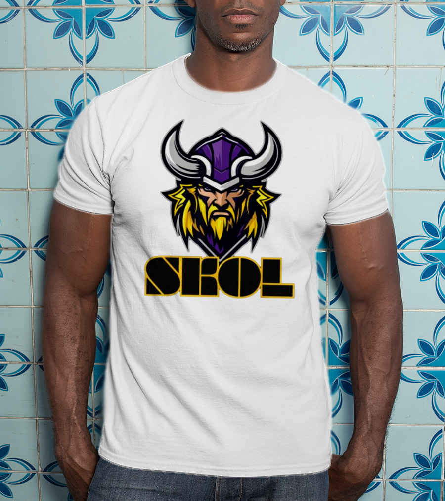 Minnesota Vikings Skol Scandinavian Pride Viking T-Shirt