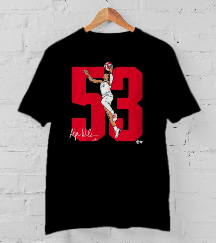 A’ja Wilson 53 Signature Dunk Jumpshot Number 22 T-Shirt
