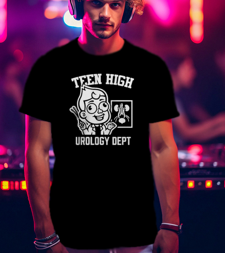 Dungeons And Daddies Teen High Urology Dept Character Holding Forceps T-Shirt