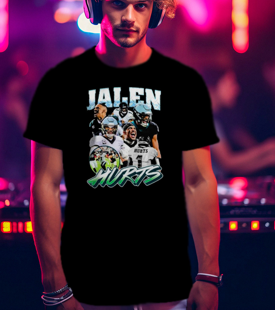 Jalen Hurts Football Images T-Shirt