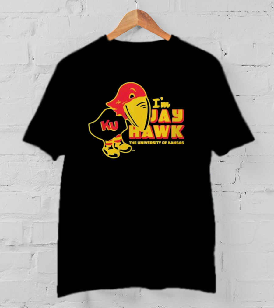 KU I'm A Jayhawk The University Of Kansas 1920 College Vault T-Shirt