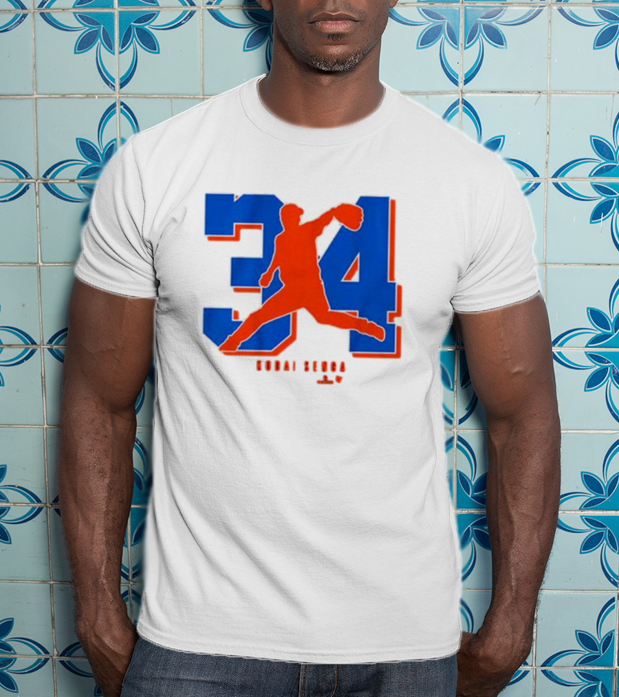Kodai Senga 34 New York Mets Pitcher T-Shirt