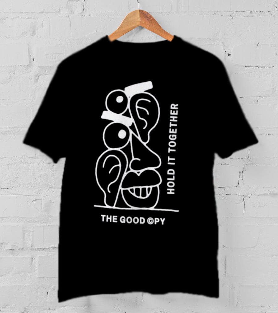 The Good Copy Hold It Together Abstract Face T-Shirt