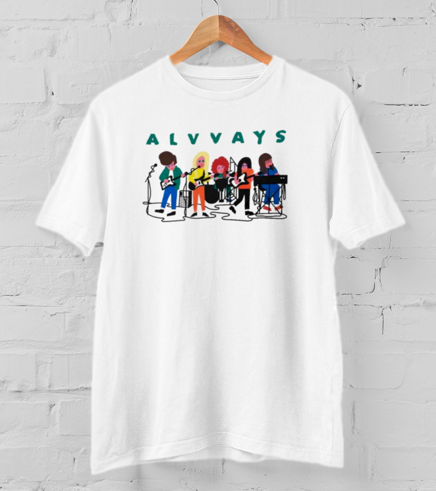 ALVVAYS Band Cartoon Drawing T-Shirt