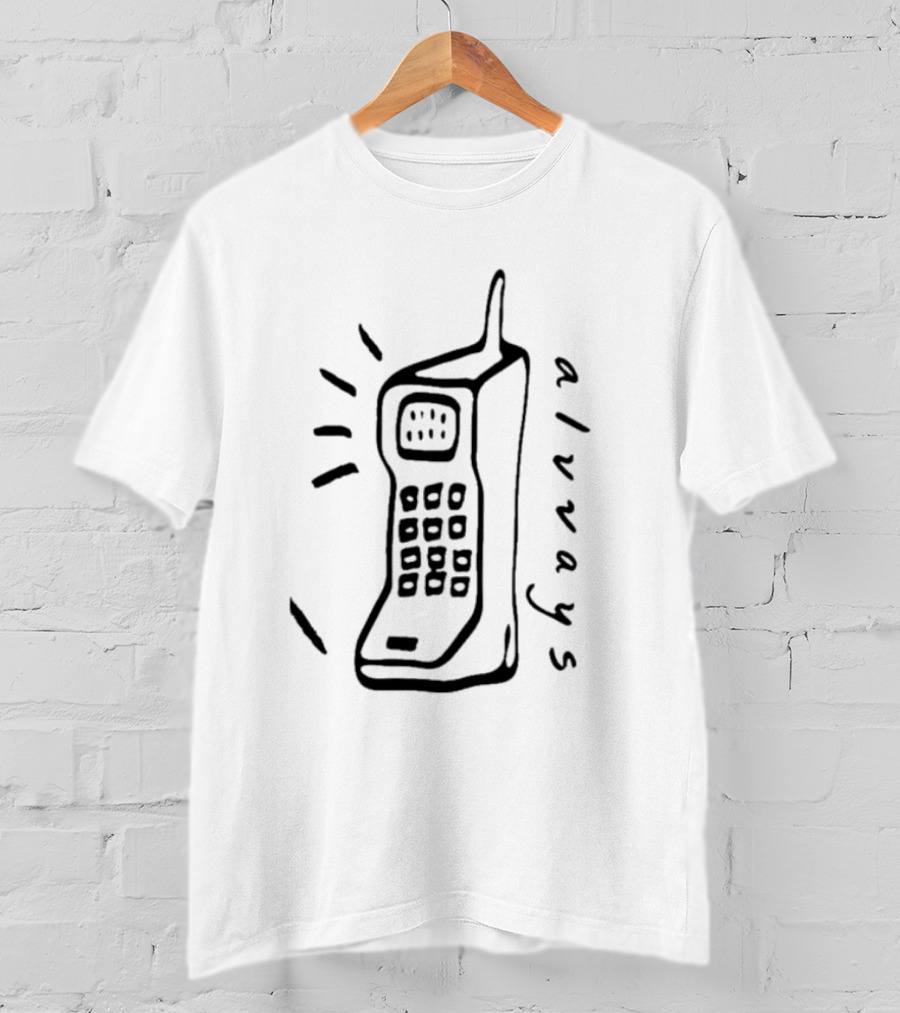 Alvvays Vintage Cell Phone Sketch T-Shirt