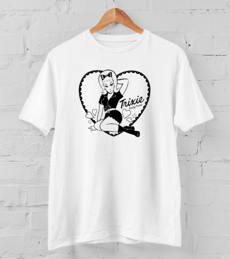 Trixie Shrunken X Teddy Fresh Heart And Stars T-Shirt
