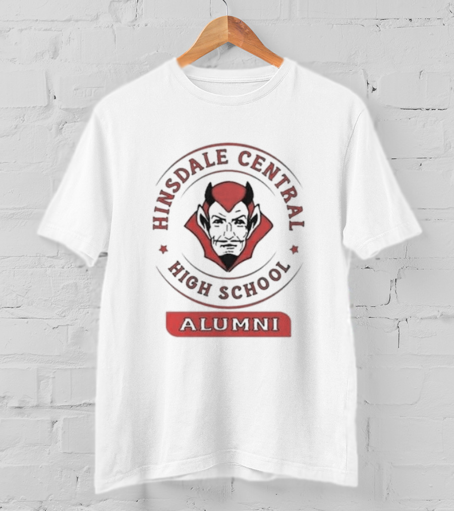 Hinsdale Central High School Alumni Red Devil T-Shirt