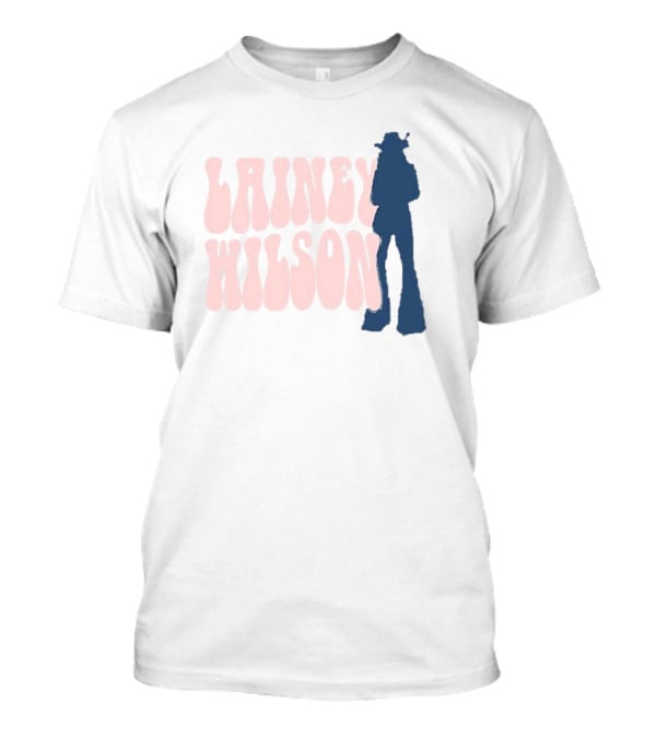 Lainey Wilson Silhouette Album Style Retro Font T-Shirt