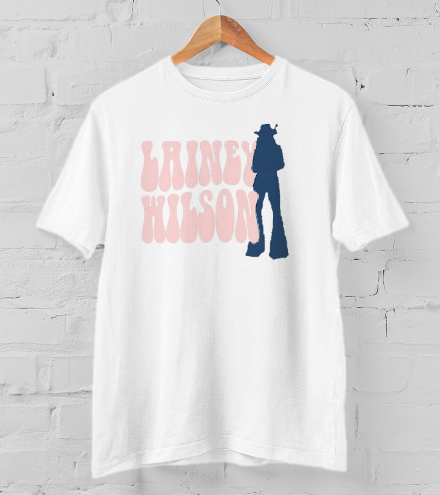 Lainey Wilson Silhouette Album Style Retro Font T-Shirt