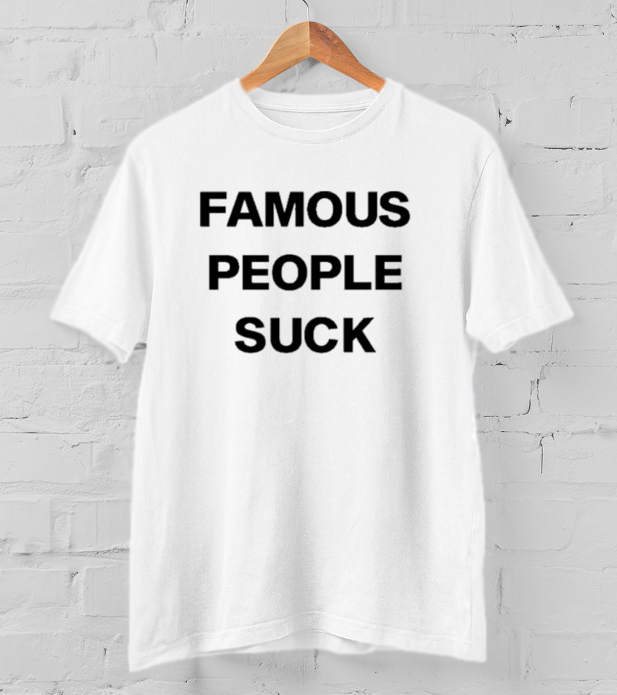 Famous People Suck Travis Barker T-Shirt