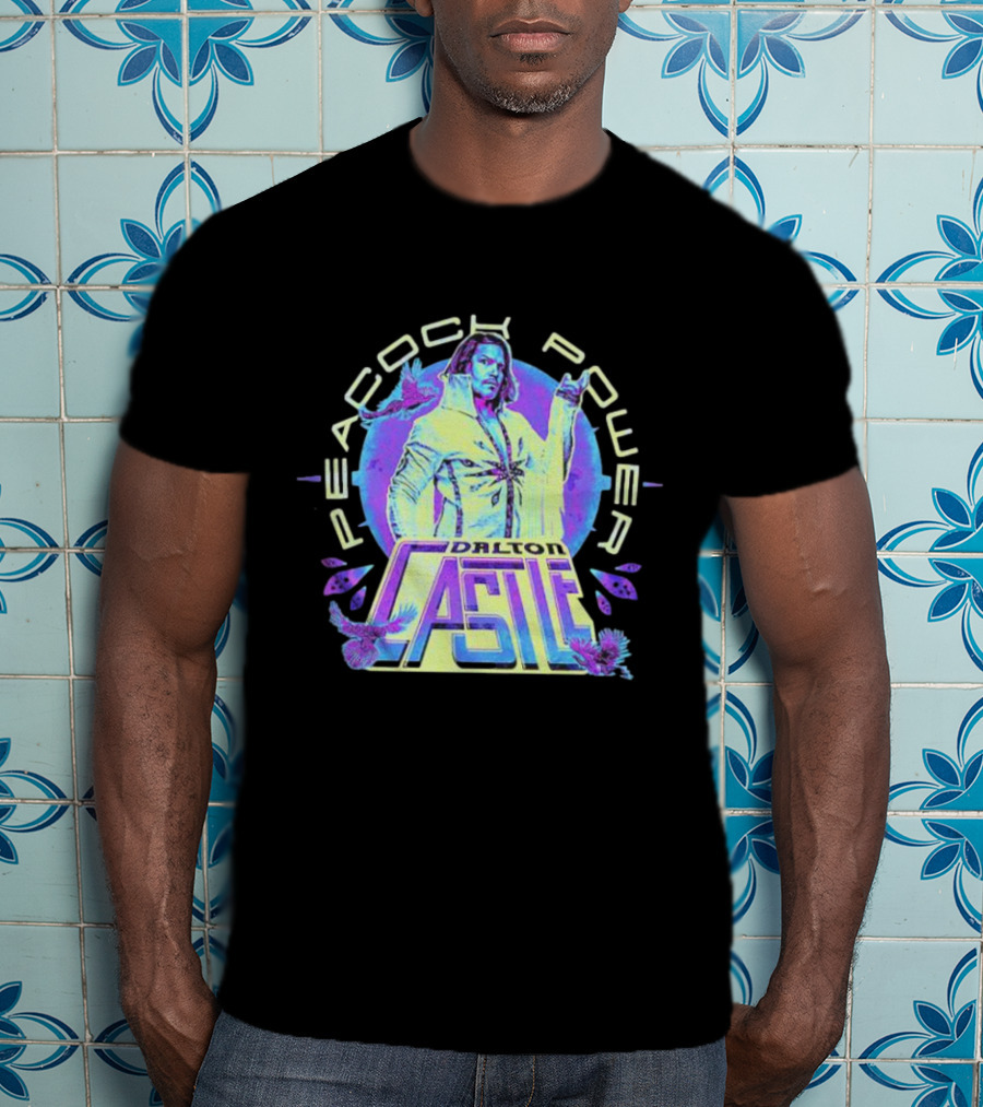 Dalton Castle Peacock Power T-Shirt