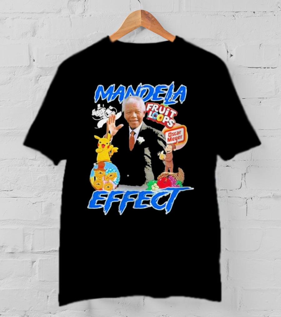 Mandela Effect Fruit Loops Pikachu Curious George Oscar Meyer C-3PO Bernstein Bears Berenstain T-Shirt