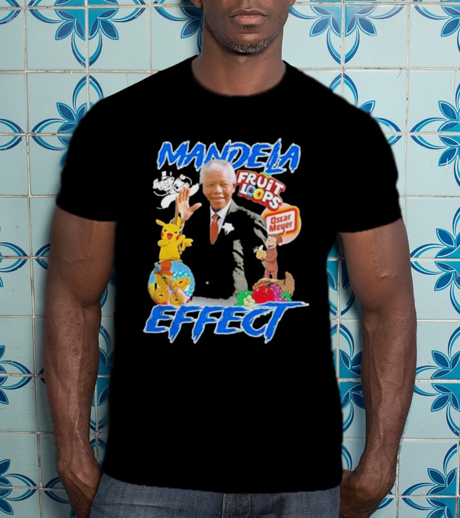 Mandela Effect Fruit Loops Pikachu Curious George Oscar Meyer C-3PO Bernstein Bears Berenstain T-Shirt