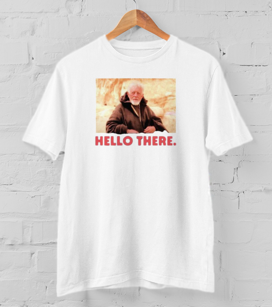 Alec Guinness Obi-Wan Kenobi Hello There Iconic Star Wars T-Shirt
