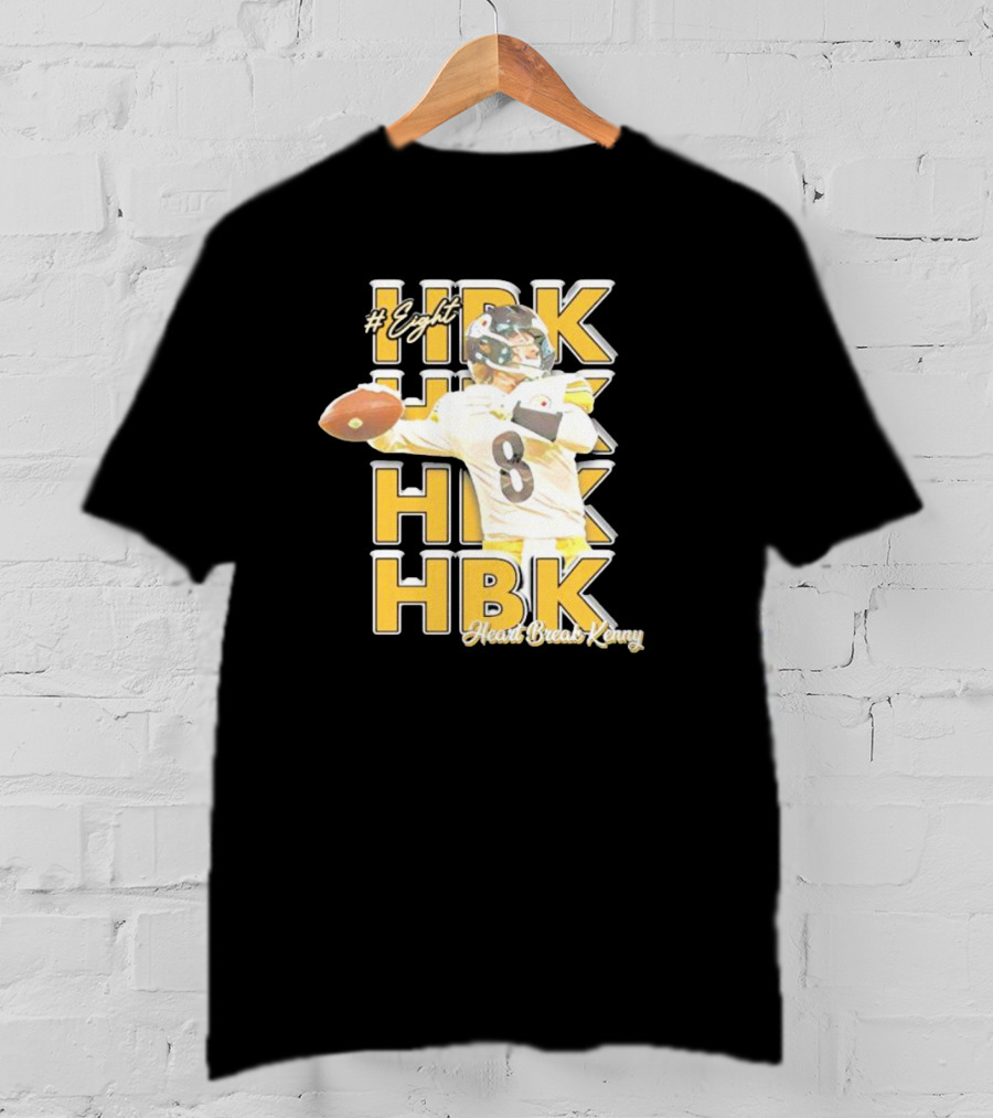 Eight HBK Heart Break Kenny Steelers Player Number 8 T-Shirt