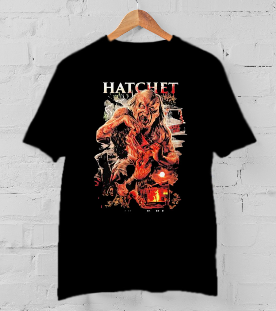 Hatchet Victor Crowley Horror Art Villain T-Shirt