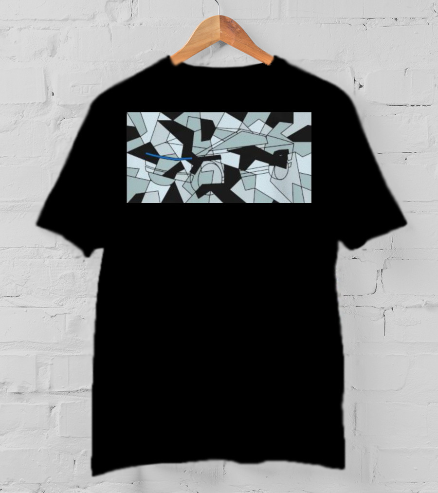 Teslaconomics Cybertruck Camo Geometric T-Shirt