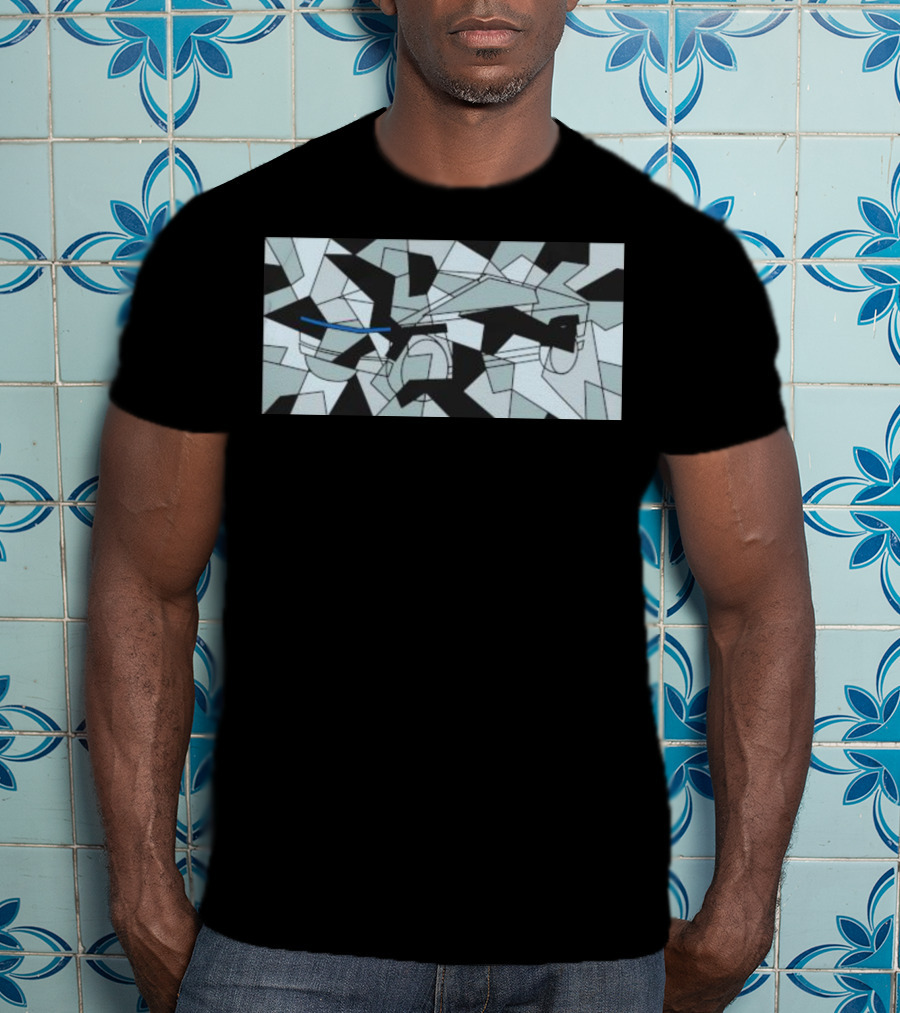 Teslaconomics Cybertruck Camo Geometric T-Shirt