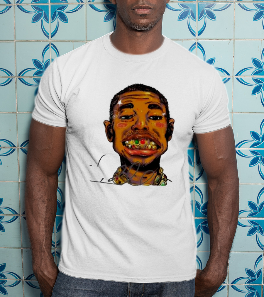 Vameee1 It’s The Way You Wear It Bold Cartoon Face T-Shirt