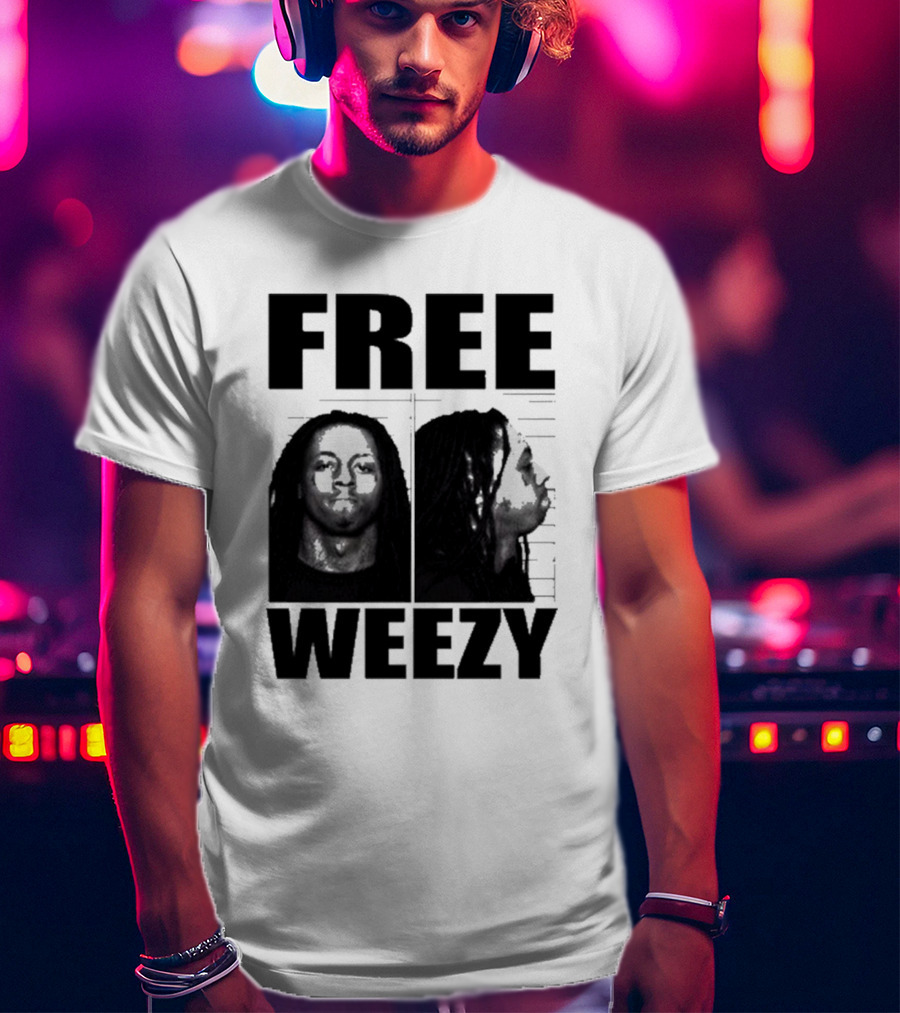 Jeff Hardy Free Weezy Mugshot Image T-Shirt