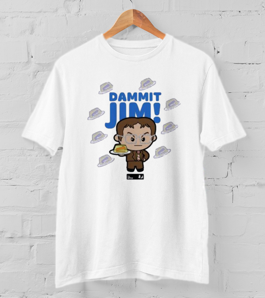 Dammit Jim Dwight With Stapler In Jello The Office T-Shirt
