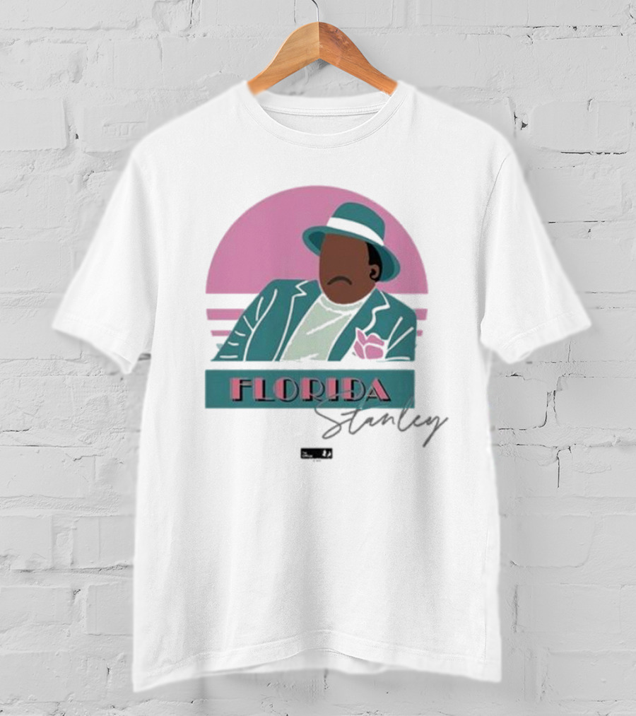 Florida Stanley Retro Vibe Pastel Suit And Hat T-Shirt