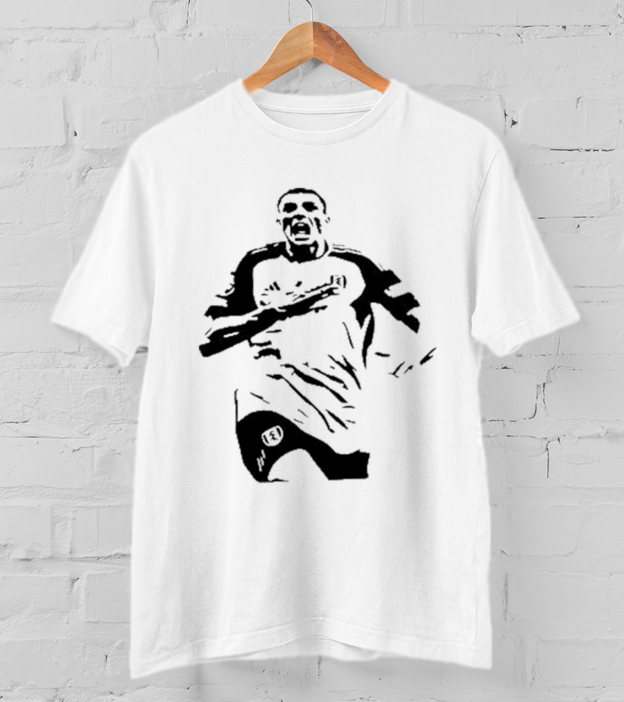Palhinha Celebratory Silhouette Soccer Player Image T-Shirt