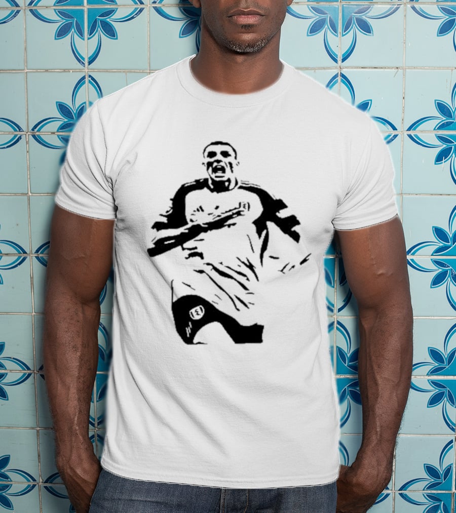 Palhinha Celebratory Silhouette Soccer Player Image T-Shirt