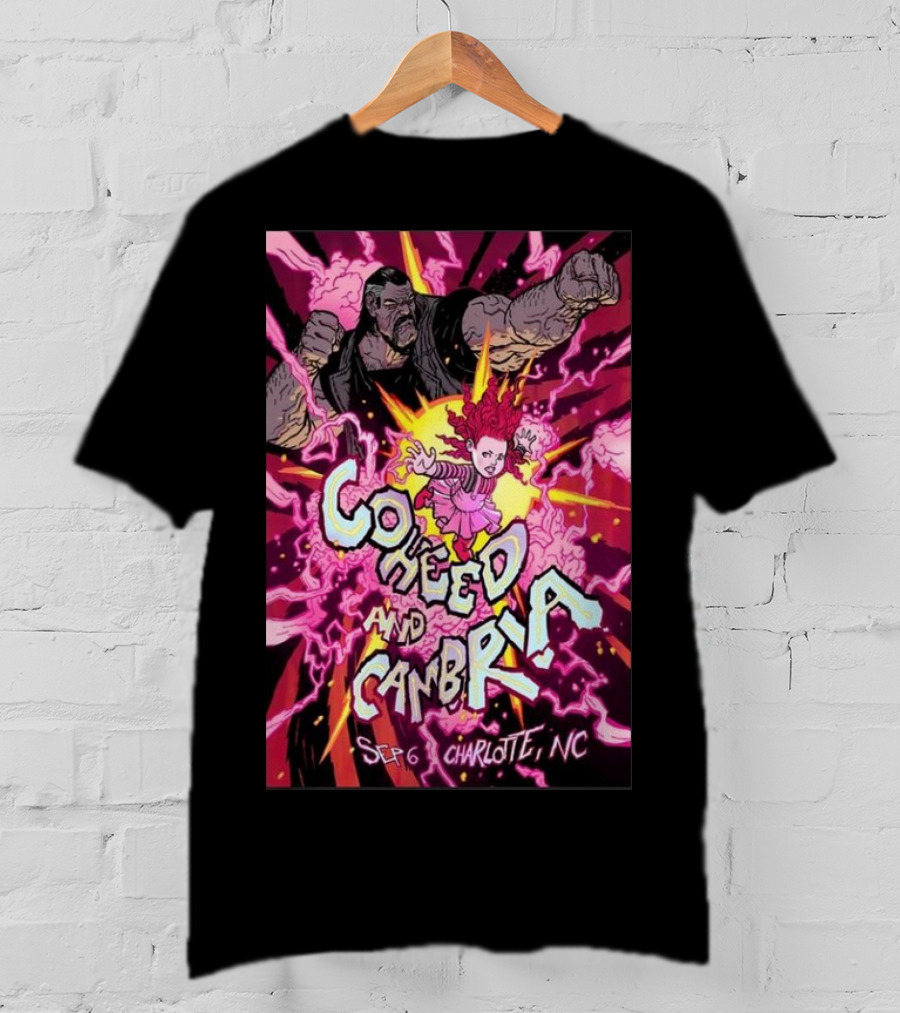 Coheed And Cambria Sep 6 Charlotte NC Comic T-Shirt