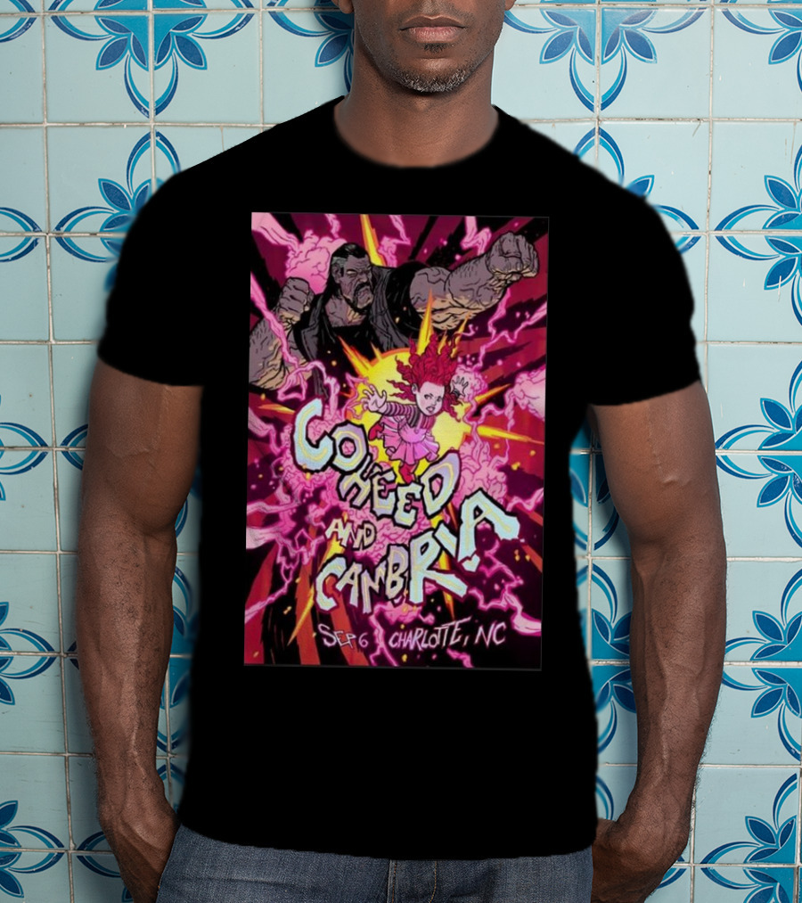 Coheed And Cambria Sep 6 Charlotte NC Comic T-Shirt