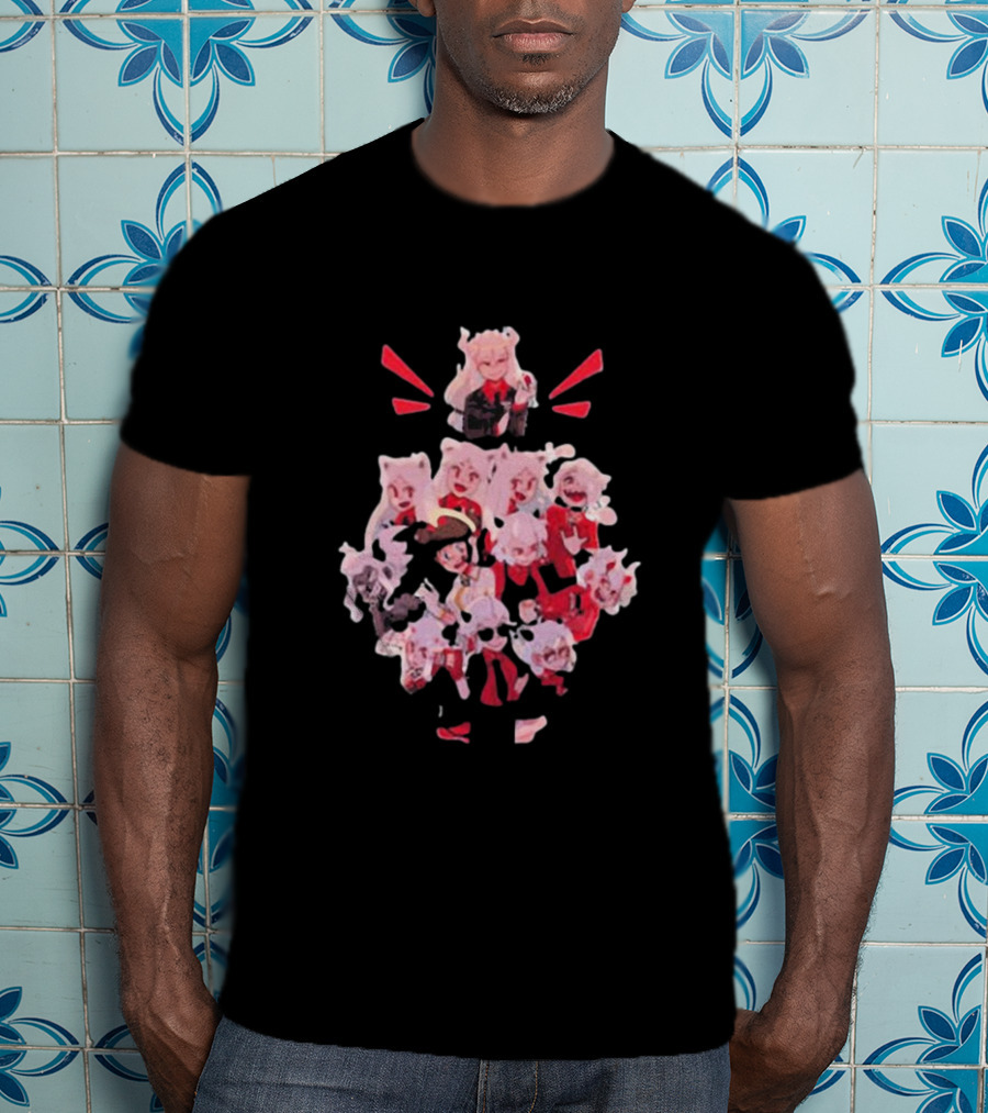 Crew Satan Helltaker Character Compilation T-Shirt