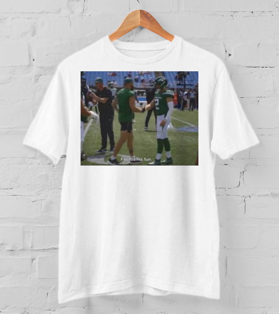 Zach Wilson Football Is Fun Football Is Fun T-Shirt