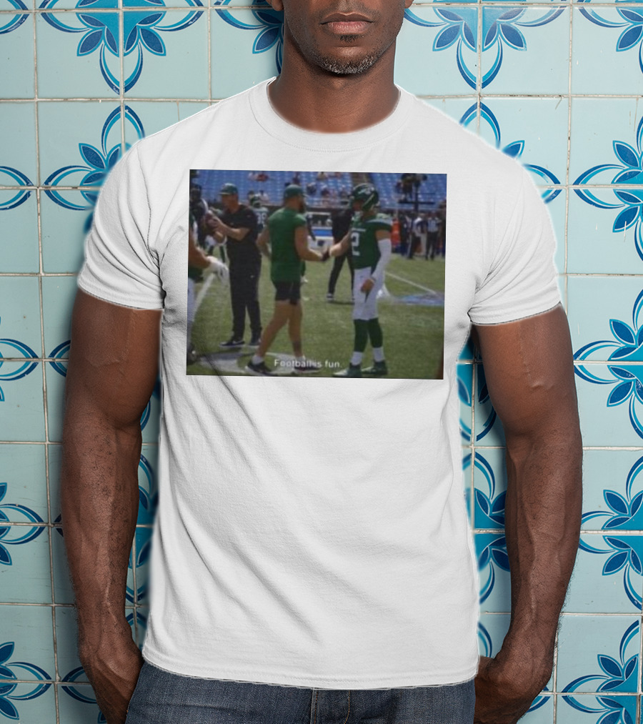 Zach Wilson Football Is Fun Football Is Fun T-Shirt